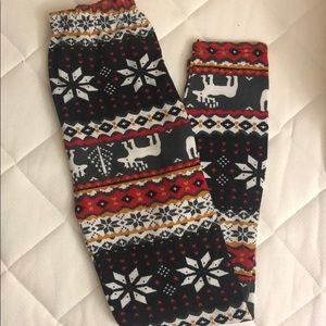 Winter Christmas Leggings